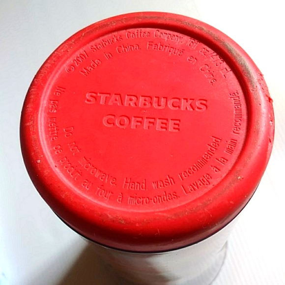 Vintage 2001 Starbuck's Tumbler Coffee Cup 16 oz Floral flowers fall - Picture 6 of 8